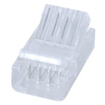 GloboStar® 70688 Ενωτικός Σύνδεσμος για Πολύχρωμη Ταινία LED RGB 10mm 4 PIN σε Καλώδιο Τροφοδοσίας Ατερμάτιστο 4 PIN Μ2.1 x Π1.3 x Υ0.7cm Διάφανο - Image 3