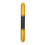 GloboStar® CHARME 01302 Μοντέρνο Επιτοίχιο Φωτιστικό Απλίκα Up / Down Δίφωτο 2 x E27 IP20 Μαύρο & Χρυσό Μέταλλο - Μ8 x Π6 x Υ40cm - Image 4