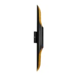 GloboStar® CHARME 01302 Μοντέρνο Επιτοίχιο Φωτιστικό Απλίκα Up / Down Δίφωτο 2 x E27 IP20 Μαύρο & Χρυσό Μέταλλο - Μ8 x Π6 x Υ40cm - Image 5