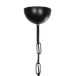 GloboStar® GLORA 201-0090 Vintage Κρεμαστό Φωτιστικό Καμπάνα Μονόφωτο 1 x E27 IP20 Μαύρο Μέταλλο με Μπεζ Σχοινί - Μ30 x Π30 x Υ29cm - Image 10