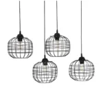 GloboStar® PULSAR 201-0103 Vintage Κρεμαστό Φωτιστικό Ράγα Πολύφωτο 4 x E27 IP20 Μαύρο Μέταλλο - Μ80 x Π22 x Υ46cm - Image 6