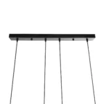 GloboStar® PULSAR 201-0103 Vintage Κρεμαστό Φωτιστικό Ράγα Πολύφωτο 4 x E27 IP20 Μαύρο Μέταλλο - Μ80 x Π22 x Υ46cm - Image 8
