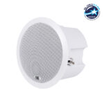 GLOBOSTAR® FDB C600T 98012 Χωνευτό Παθητικό Ηχείο Εγκαταστάσεων με Μετασχηματιστή 100V & 8Ω - 40W RMS (80W Peak) - 1 x 6" Inches LF & 1 x 1" Inches HF - IP20 - Λευκό - Μ23.9 x Π23.9x Υ17.2cm / Q20.5 x 13.9cm - 2 Χρόνια Εγγύηση