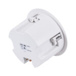 GLOBOSTAR® FDB C600T 98012 Χωνευτό Παθητικό Ηχείο Εγκαταστάσεων με Μετασχηματιστή 100V & 8Ω - 40W RMS (80W Peak) - 1 x 6" Inches LF & 1 x 1" Inches HF - IP20 - Λευκό - Μ23.9 x Π23.9x Υ17.2cm / Q20.5 x 13.9cm - 2 Χρόνια Εγγύηση - Image 3